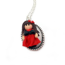 Colier fimo Little Girl 2