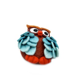 Brosa fimo Owl